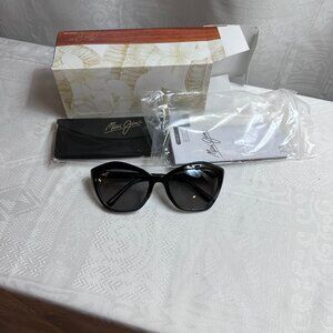 Maui Jim Lotus Black Sunglasses